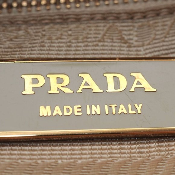 Auth PRADA Madras Cerniera Leather Doctors Hand Bag B11246 Yellow Brown - Picture 7 of 12